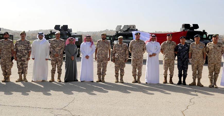 Qatar donates armoured personnel carriers to JAF - DIMDEX